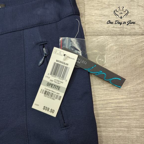 INC International Concepts Petite Skinny Leg Regular Fit Size 0P - Picture 2 of 6